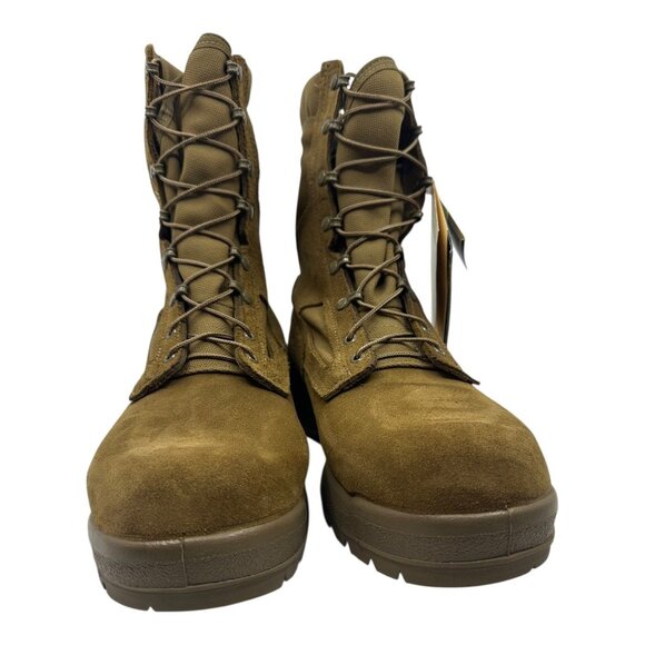 Belleville Men's AFTWC 14.0 R Military Tactical Combat Boots Coyote Leather USA - Picture 12 of 12